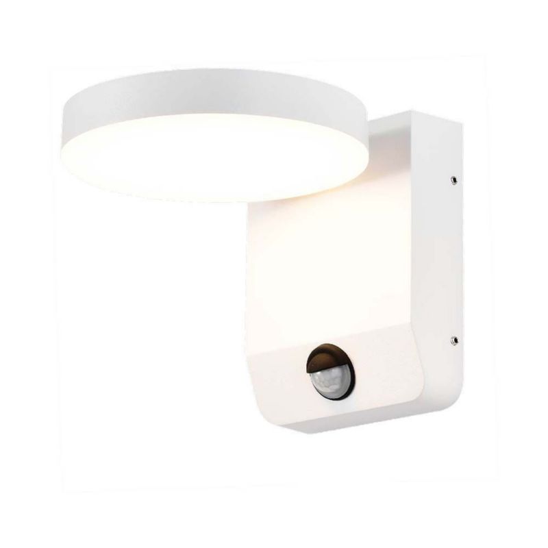 Kinkiet zewnętrzny z czujnikiem V-TAC 11020S biały LED 17W 4000K 2480lm IP65 wym: 16 x 16 x 20,6 cm aluminium - 1 szt.