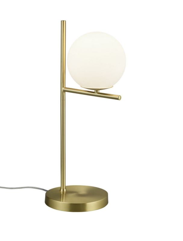 Lampka stołowa Trio Pure złota 1 x E14 x 28W IP20 wym: 52 x 18 x 18 cm metal - 1 szt.
