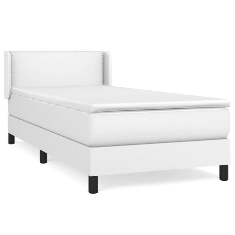 Łóżko kontynentalne WaszeMeble 100x200 cm białe WM-3130704 1 szt.
