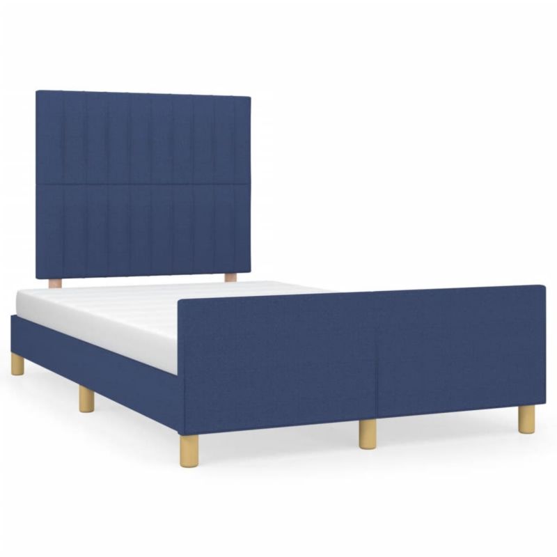 Łóżko tapicerowane WaszeMeble 120x200 cm niebieska WM-3125209 1 szt.