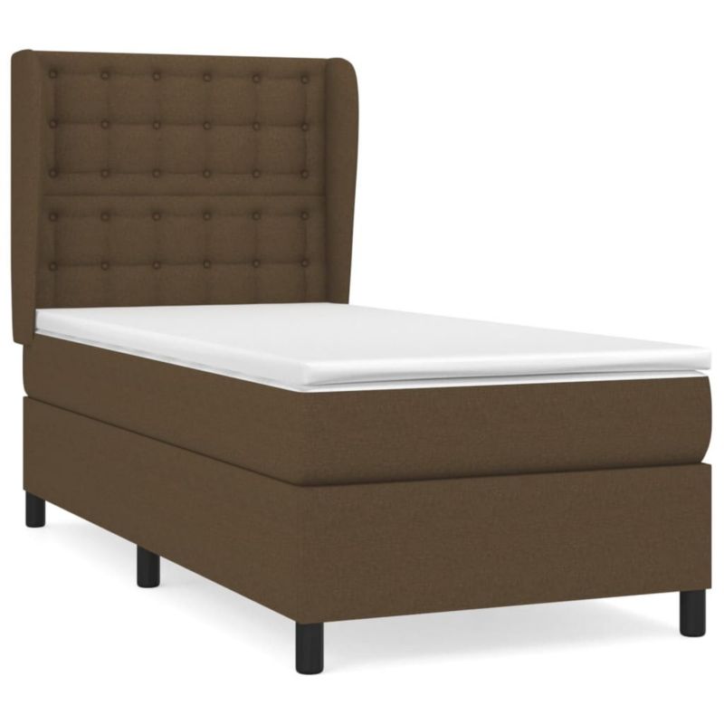 Łóżko kontynentalne WaszeMeble 90x200 cm brązowe WM-3128256 1 szt.