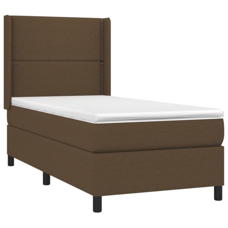 Łóżko kontynentalne WaszeMeble 100x200 cm brązowe WM-3138216 1 szt.