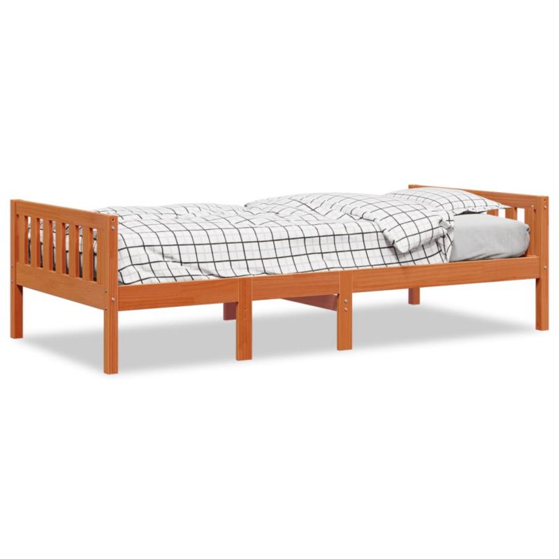 Łóżko drewniane WaszeMeble 75x190 cm brąz WM-855035 1 szt.