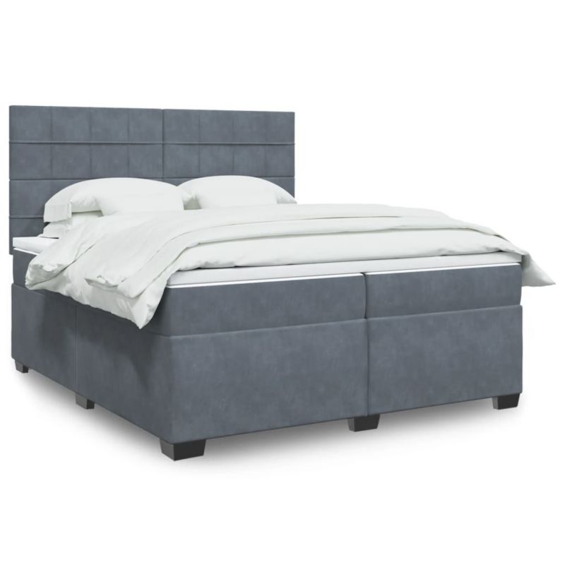 Łóżko kontynentalne WaszeMeble 200x200 cm ciemnoszary WM-3291003 1 szt.