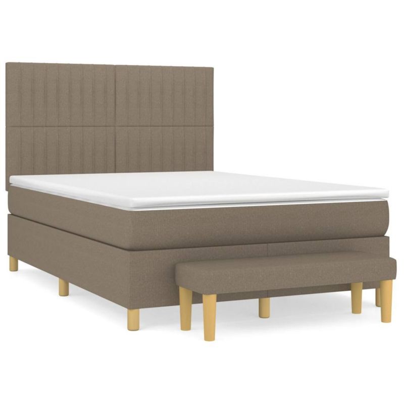 Łóżko kontynentalne WaszeMeble 140x190 Brązowe WM-3137313 1 szt.