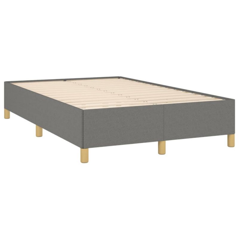Łóżko tapicerowane WaszeMeble 120x190 cm ciemnoszara WM-3269639 1 szt.