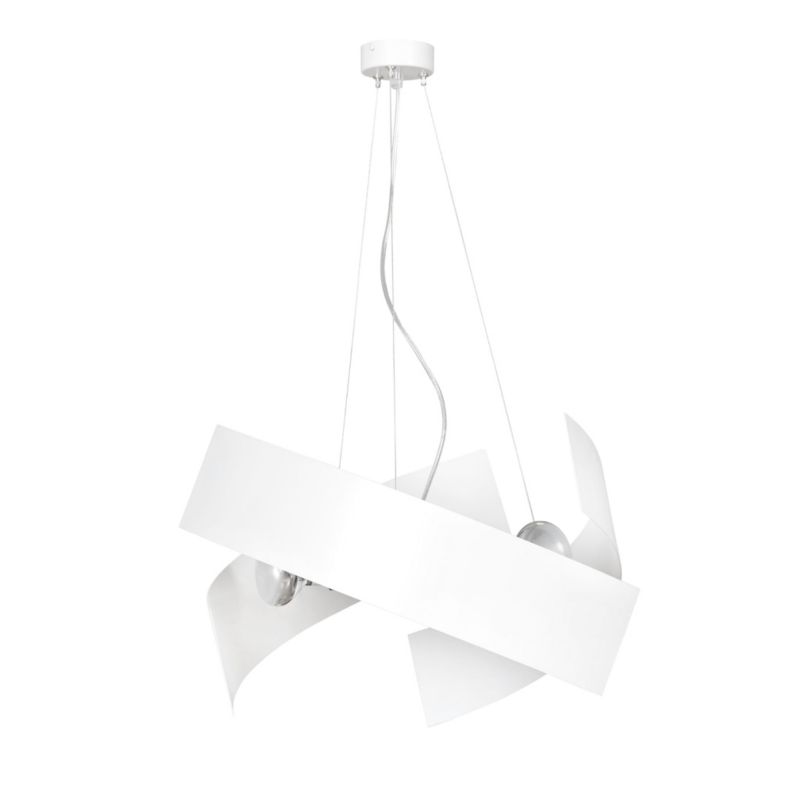 Lampa sufitowa Emibig Modo biała wym: 100 x 45 x 45 cm 3xE27 x 15W 1 szt.