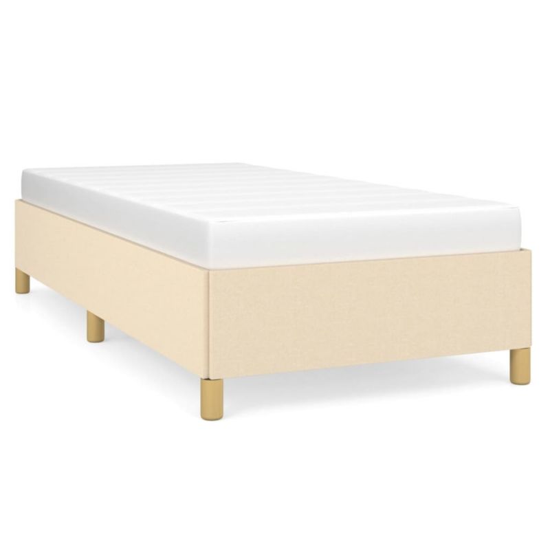 Łóżko tapicerowane WaszeMeble 100x200 cm kremowe WM-347146 1 szt.