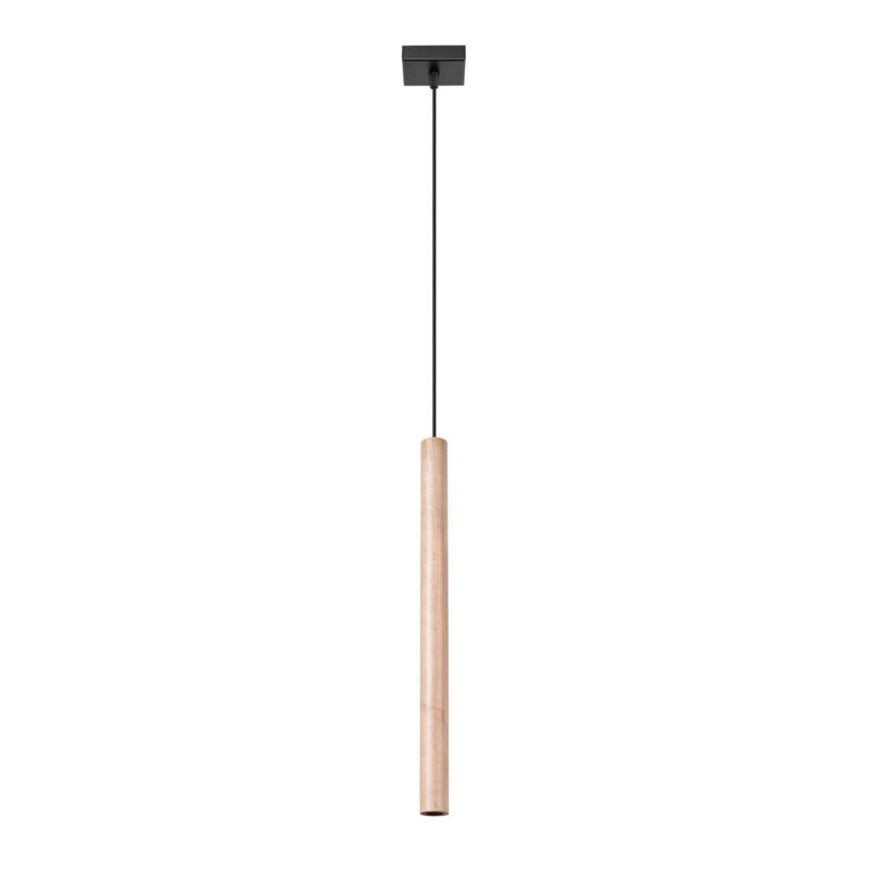 Lampa wisząca Sollux Lighting Pastelo 7129 drewno szerokość 3.5 cm 1xG9 x 1 szt.