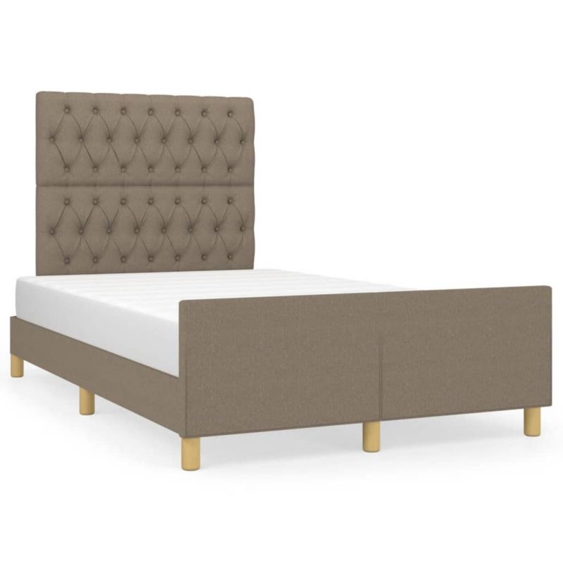 Łóżko tapicerowane WaszeMeble 120x200 cm Brązowe WM-3125288 1 szt.