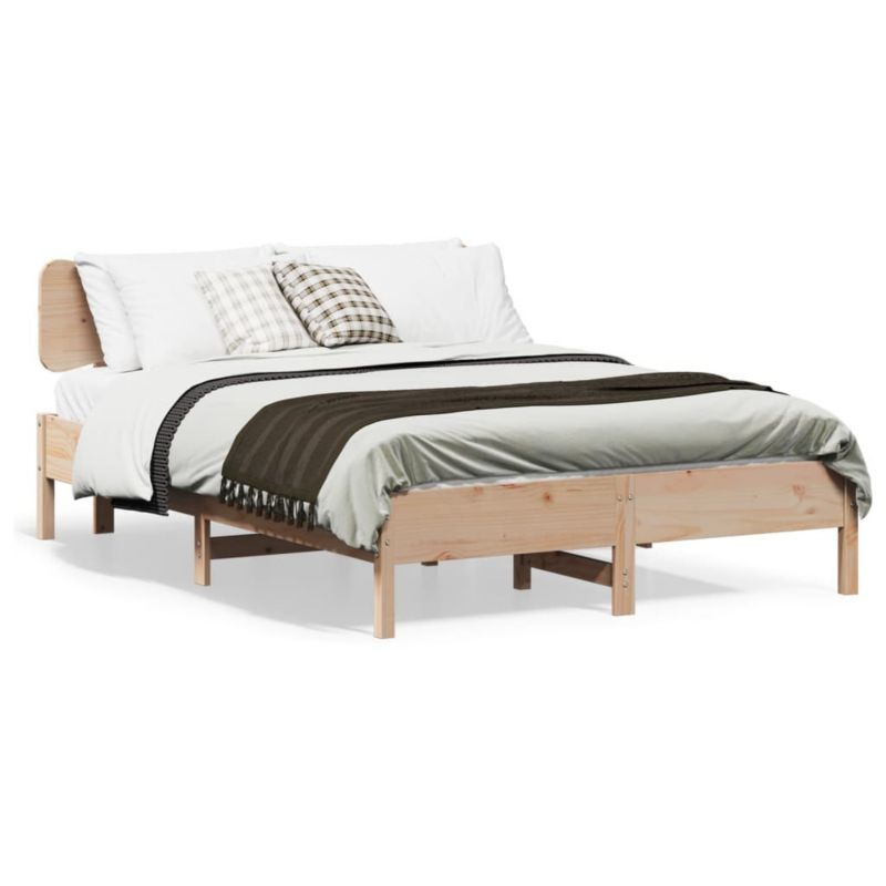 Łóżko drewniane WaszeMeble 120x190 cm brązowe WM-3328250 1 szt.