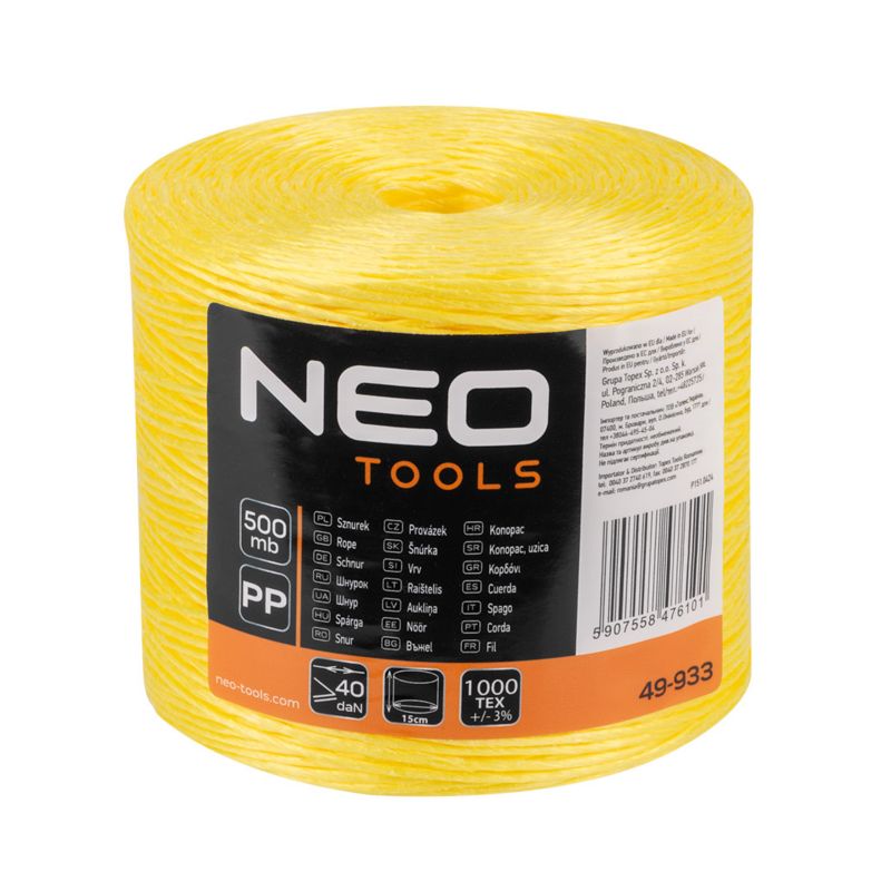 Sznurek polipropylenowy NEO TOOLS 500 m 1 szt