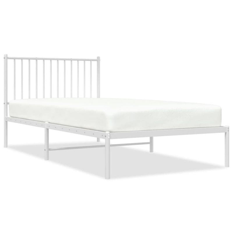 Łóżko metalowe WaszeMeble 100x200 cm biała WM-350926 1 szt.