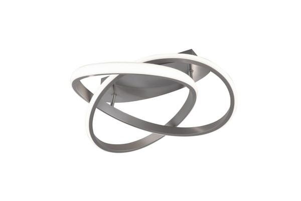 Lampa sufitowa wisząca RL Course 9990 srebrno-biała nowoczesna wbudowany LED 18W 1 szt.