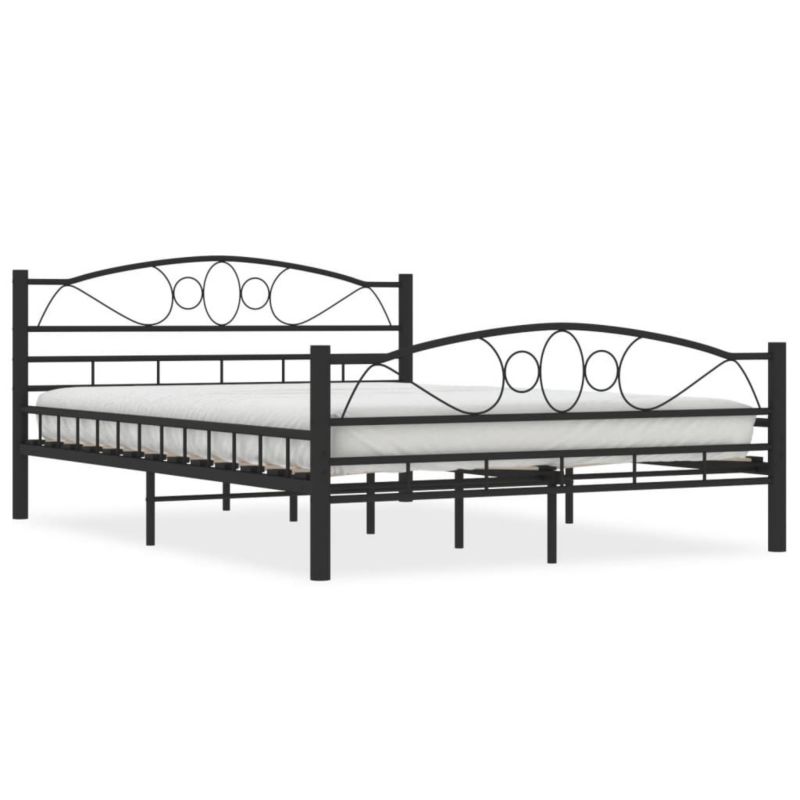 Łóżko metalowe WaszeMeble 140x200 cm czarna WM-285288 1 szt.
