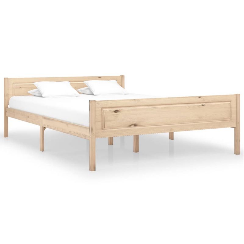 Łóżko drewniane WaszeMeble 160x200 cm brązowe WM-322100 1 szt.