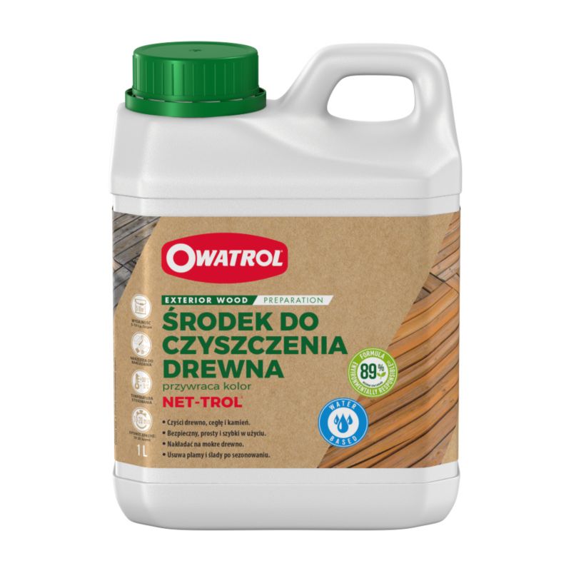 Żelowy odszarzacz do drewna Owatrol Net-Trol 1L 1 szt.