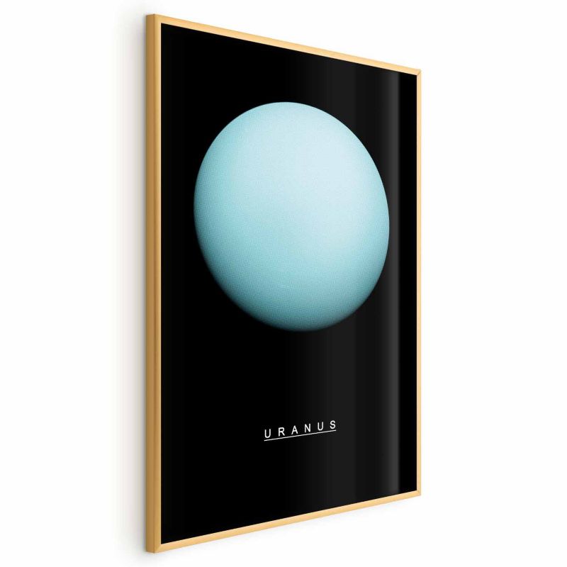 Plakat Artgeist Uran 40x60 cm z ramą złotą bez marginesu 1 szt