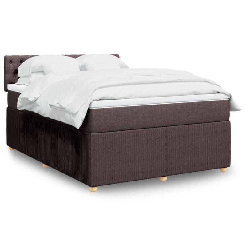 Łóżko kontynentalne WaszeMeble 140x190 cm brązowe WM-3289761 1 szt.