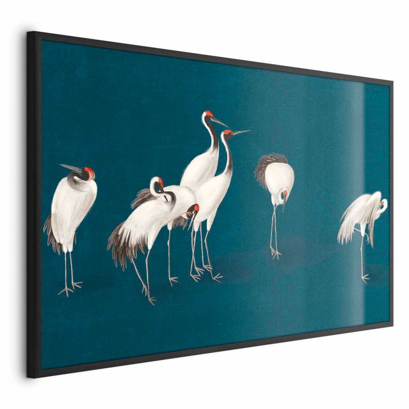 Plakat Artgeist Wieczór nad stawem 60x40 cm z ramą czarną bez marginesu 1 szt
