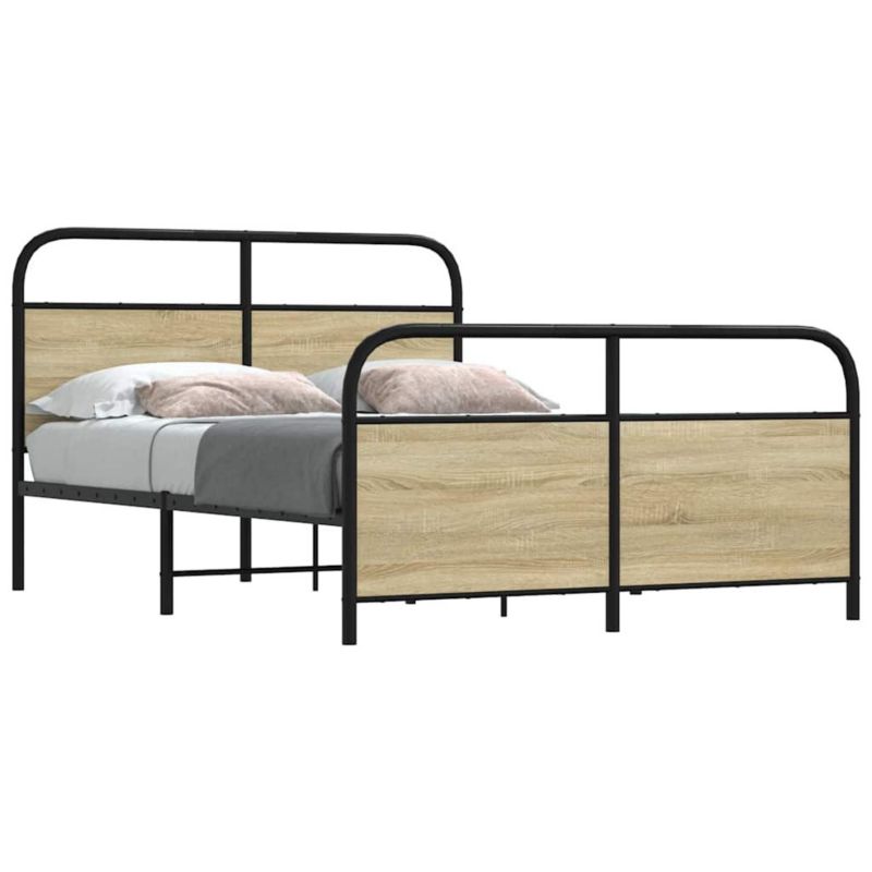 Łóżko metalowe WaszeMeble 120x200 cm brązowe WM-4100274 1 szt.