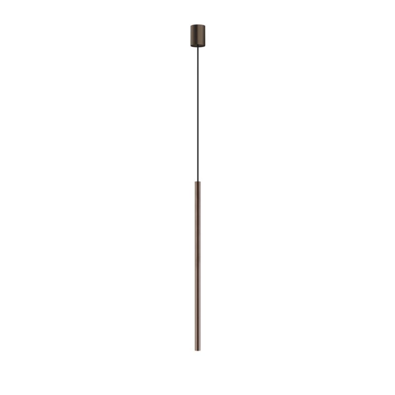 Lampa wisząca Nowodvorski Lighting Laser satynowa czekoladowa punktowa tuba 1xG9 x 10W 1 szt.