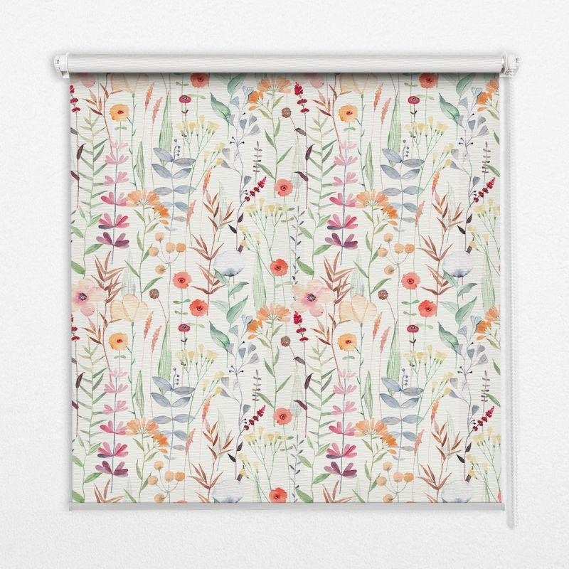 Roleta do sypialni Tulup 150x180 cm Kolorowe Kwiatki 1 szt.