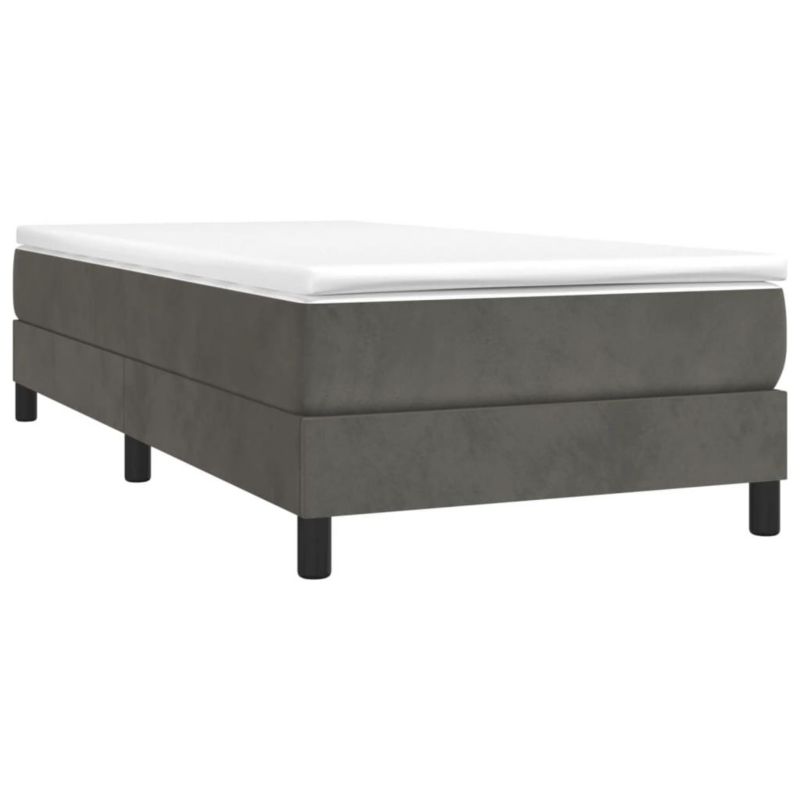 Łóżko tapicerowane WaszeMeble 80x200 cm ciemnoszara WM-3120737 1 szt.