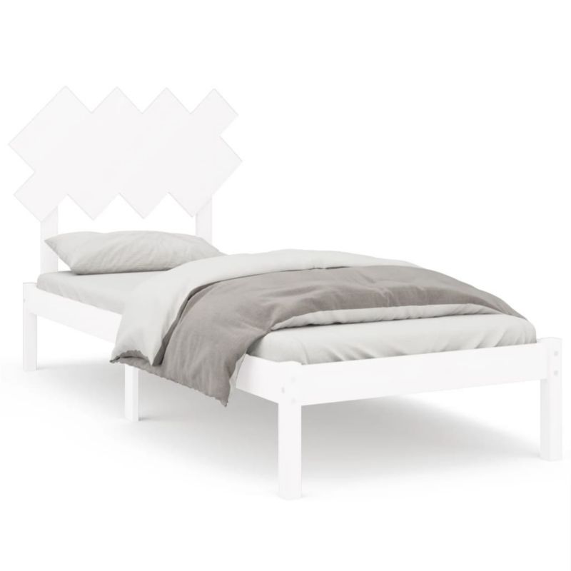 Łóżko drewniane WaszeMeble 90x200 cm biała WM-3104854 1 szt.