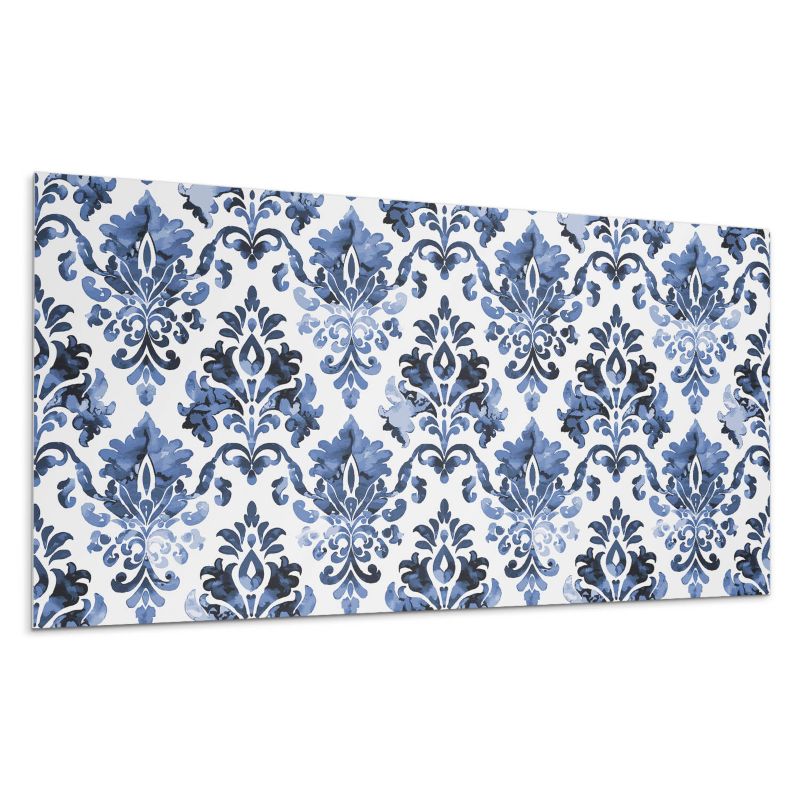 Panel samoprzylepny Wallfluent 100x50 cm Barokowy deseniowy wzór kwiatów 1 szt.