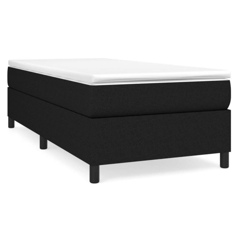 Łóżko kontynentalne WaszeMeble 100x200 cm czarne WM-3144401 1 szt.