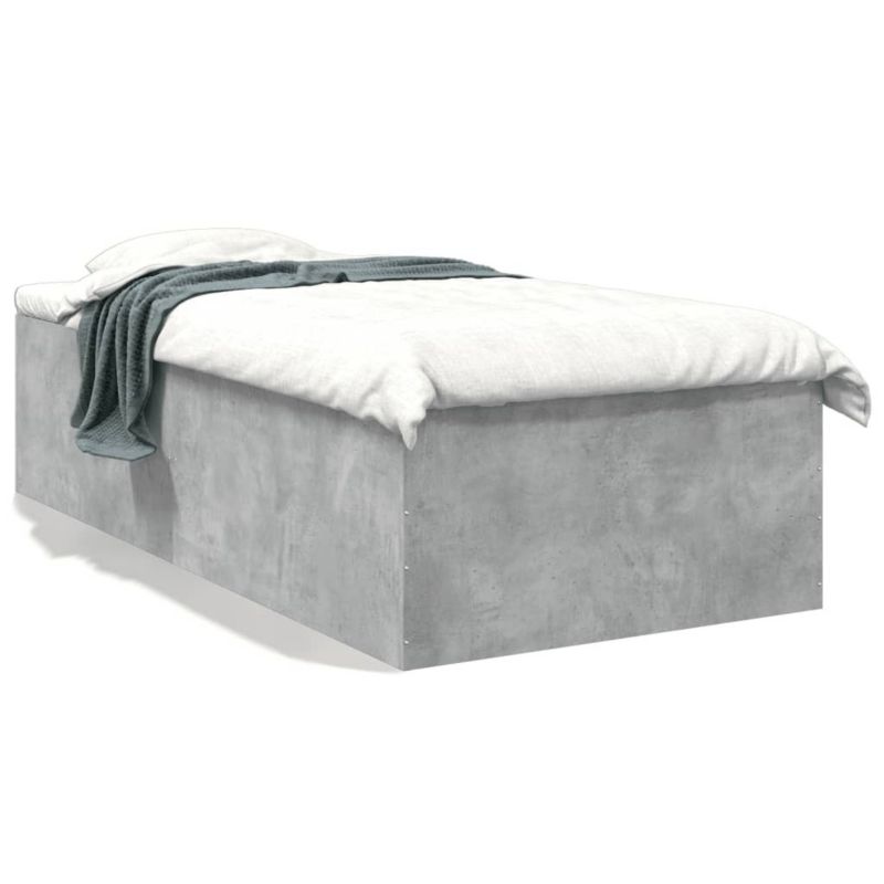 Łóżko drewniane WaszeMeble 90x190 cm szarość WM-3280975 1 szt.