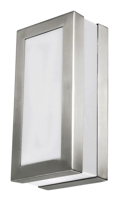 Kinkiet ścienny zewnętrzny Rabalux Stuttgart chrom satynowany-biały 1 x E27 x IP44 wym: 25 x 12,5 x 8,5 cm - 1 szt.