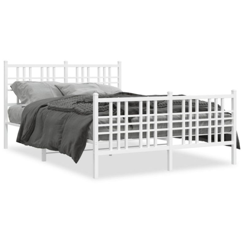 Łóżko metalowe WaszeMeble 120x190 cm biała WM-376388 1 szt.