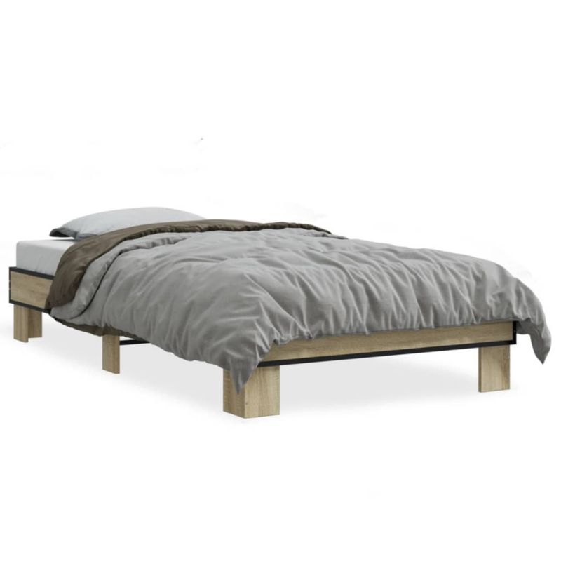 Łóżko drewniane WaszeMeble 90x190 cm brązowe WM-845883 1 szt.