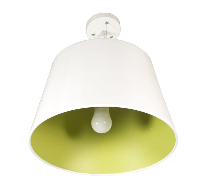 Lampa sufitowa Candellux Enyo biało-zielona wym: 90 x 40 x 40 cm 1xE27 x 60W 1 szt.