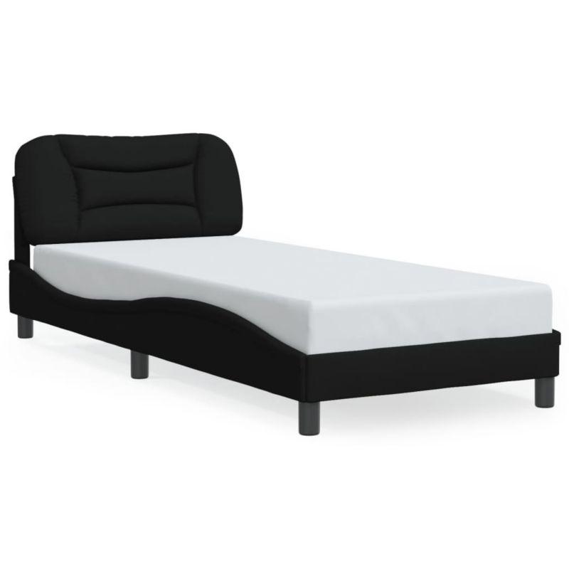 Łóżko tapicerowane WaszeMeble 90x200 cm czarna WM-3207746 1 szt.