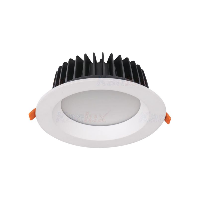 Oprawa sufitowa wpuszczana Kanlux Tiberi łazienkowa biała LED 20W 4000K 1900lm IP44 wym: 14 x 14 cm okrągła - 1 szt.
