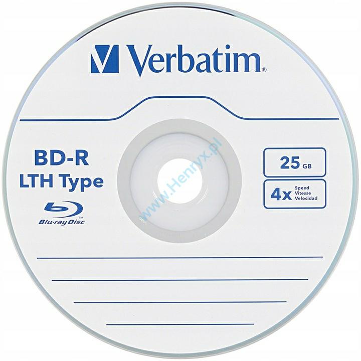 Verbatim BD-R x4 25GB c-50 98123 LTH VBRBL4 - Henryx24