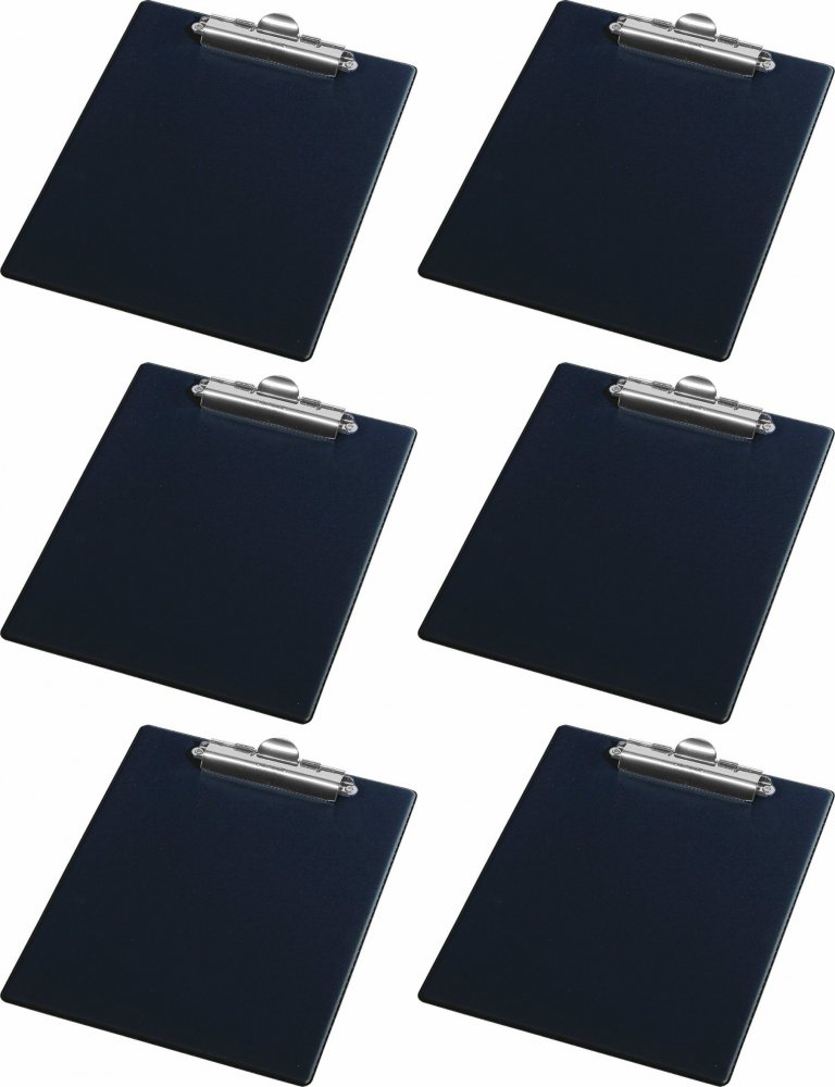 6x Clipboard Panta Plast Fokus, A4, czarny