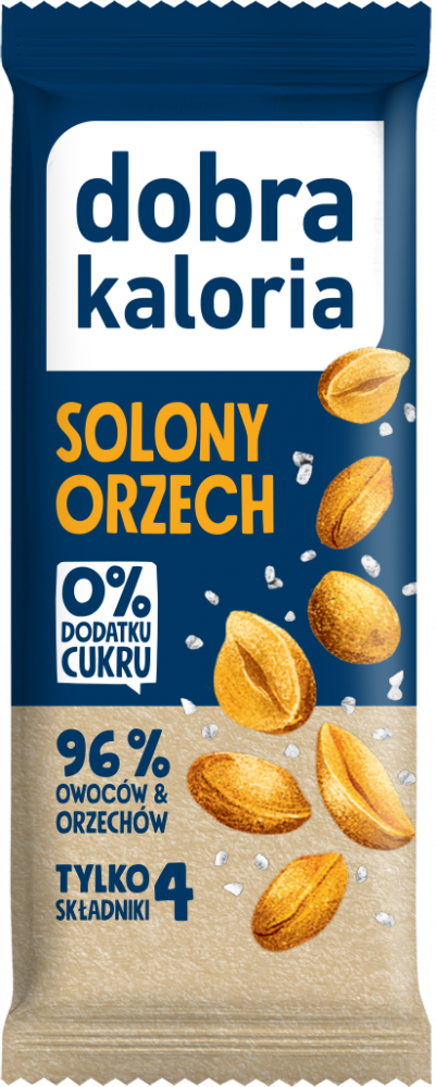 Baton Dobra Kaloria, solony orzech, 35g