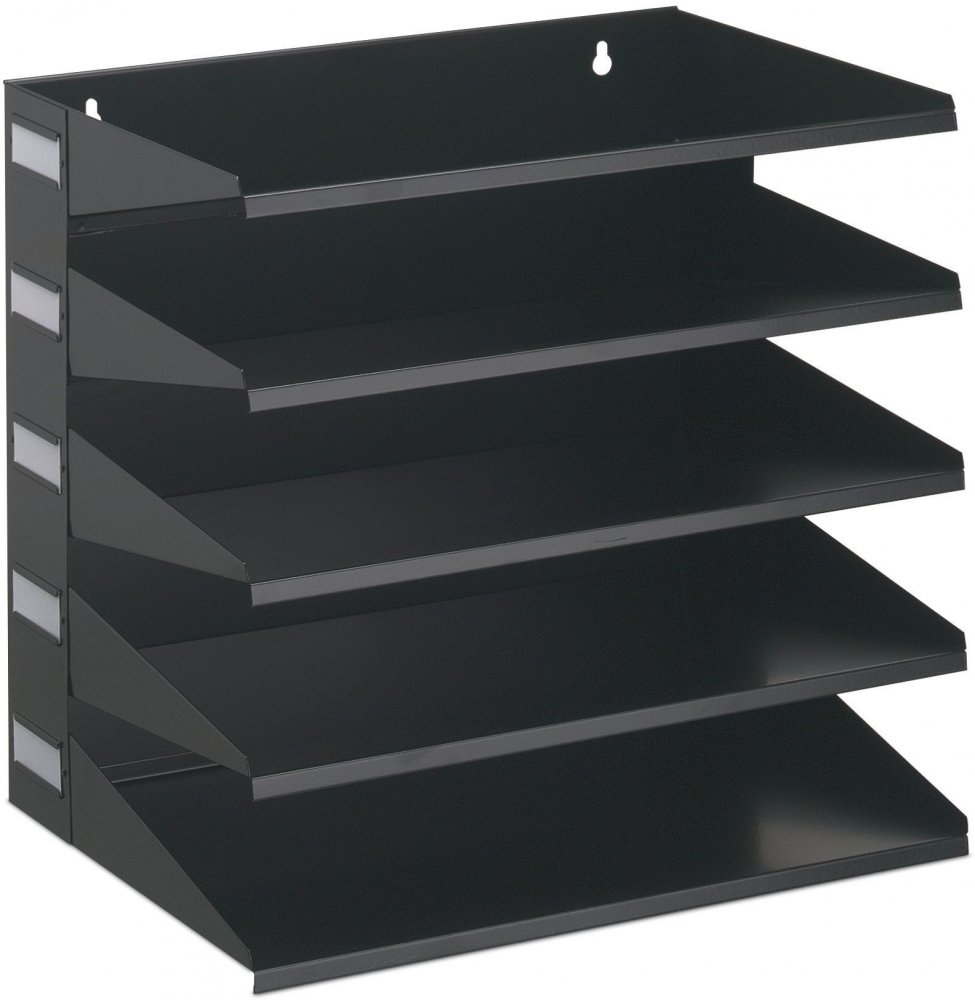Sorter do dokumentów Durable, 330x360x250mm, A4, 5 półek, czarny