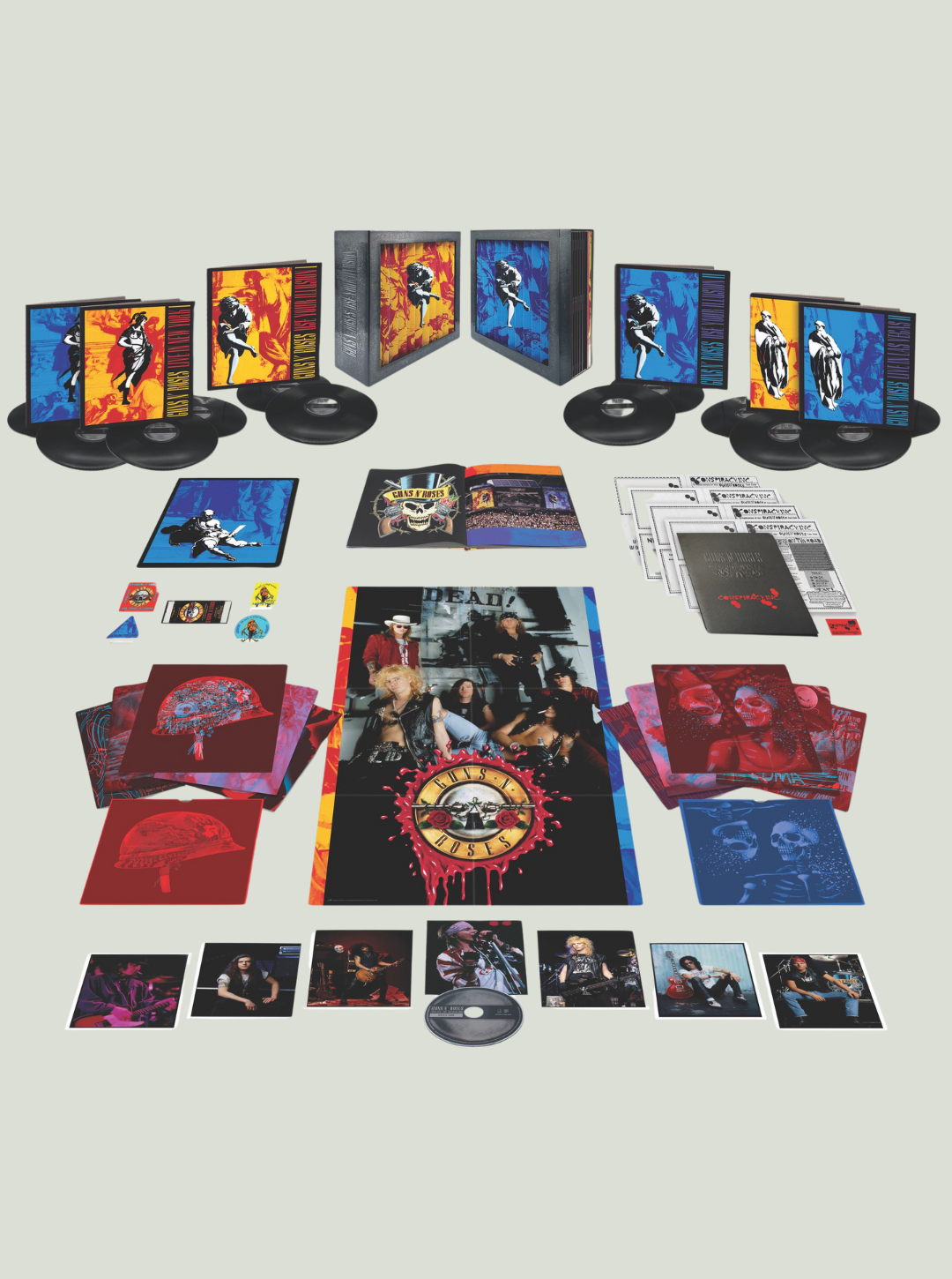 Płyta winylowa Guns N' Roses - Use Your Illusion I + II (remastered) (180g) (Limited Super Deluxe Box Edition)