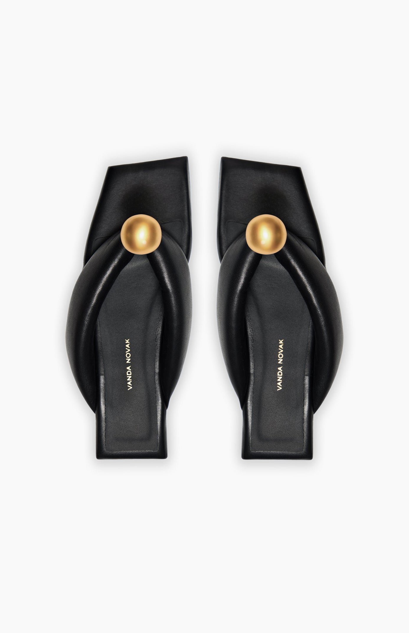 Klapki damskie FLORENCE DEEP BLACK 37 - Vanda Novak