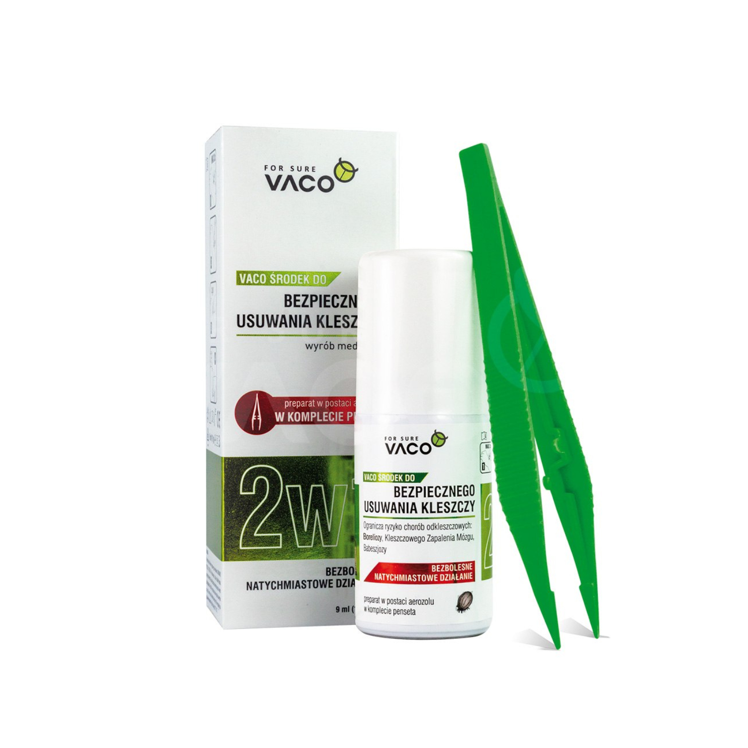 Moskine - 2 w 1 do bezpiecznego usuwania kleszczy, 9 ml