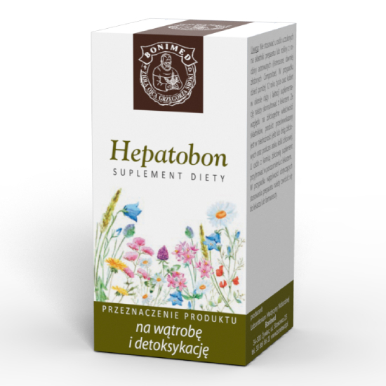 Bonimed hepatobon - kapsułki, 60 sztuk