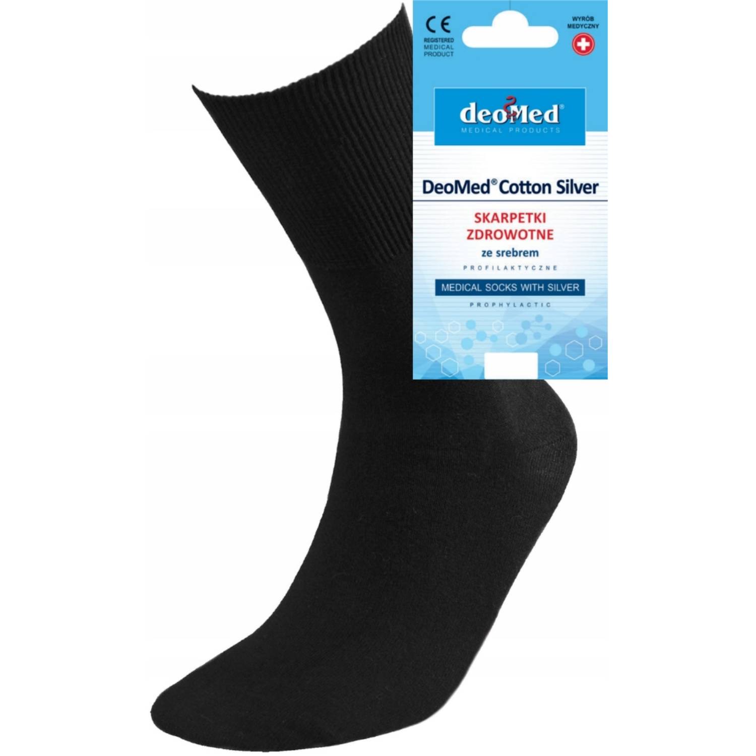 Deomed cotton silver skarpetki, rozmiar 43-46