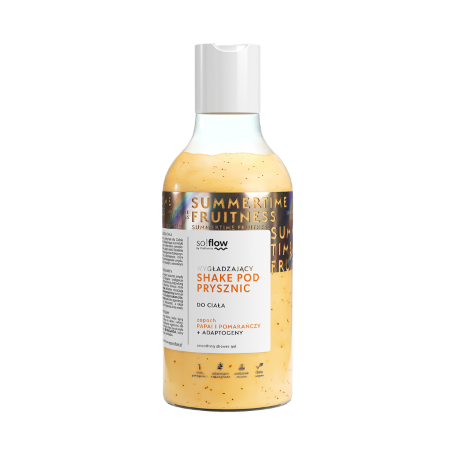 Gp vis plantis so!flow - shake pod prysznic, papaja, pomarańcza, 400 ml