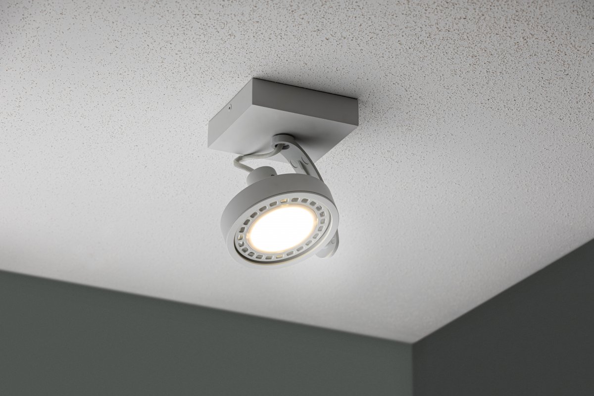GTV Wally lampa podsufitowa 1x40 W biała OS-WALLY-00-DEC