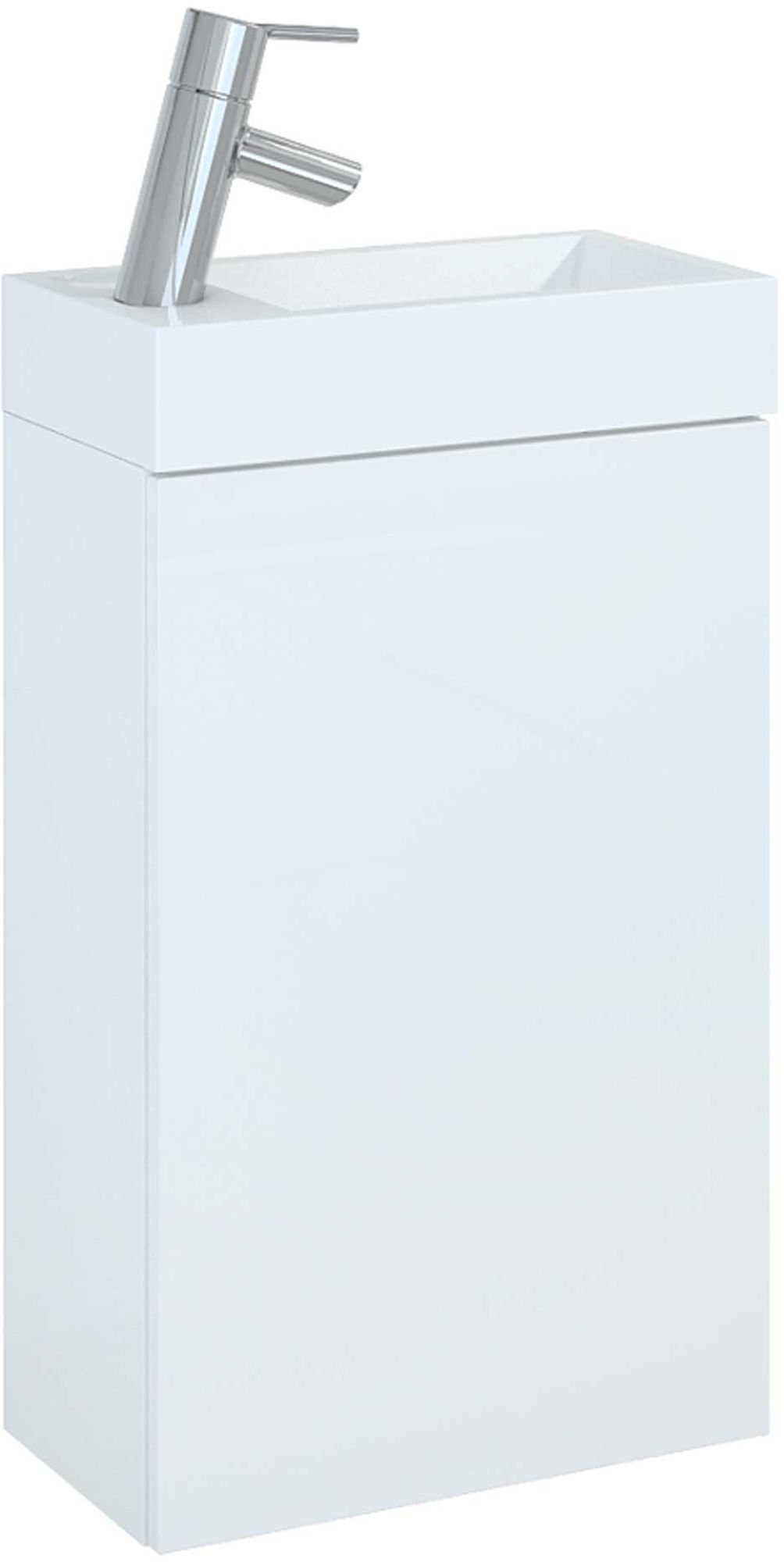 Elita Young Basic umywalka z szafką 40,2 cm białą RE163068008060 - Wysyłka w 24h
